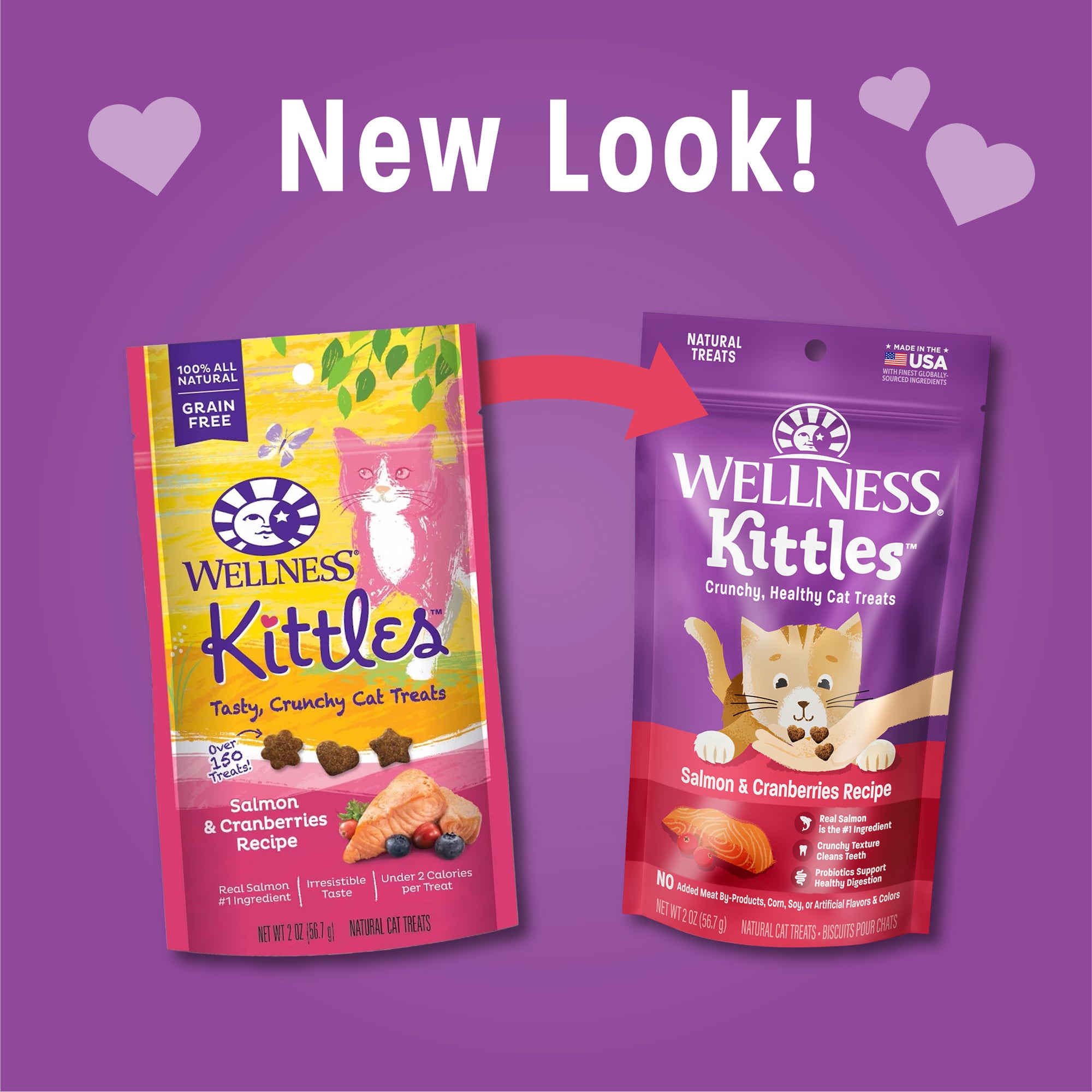 Kittles Salmon & Cranberries Cat Treats (2oz)