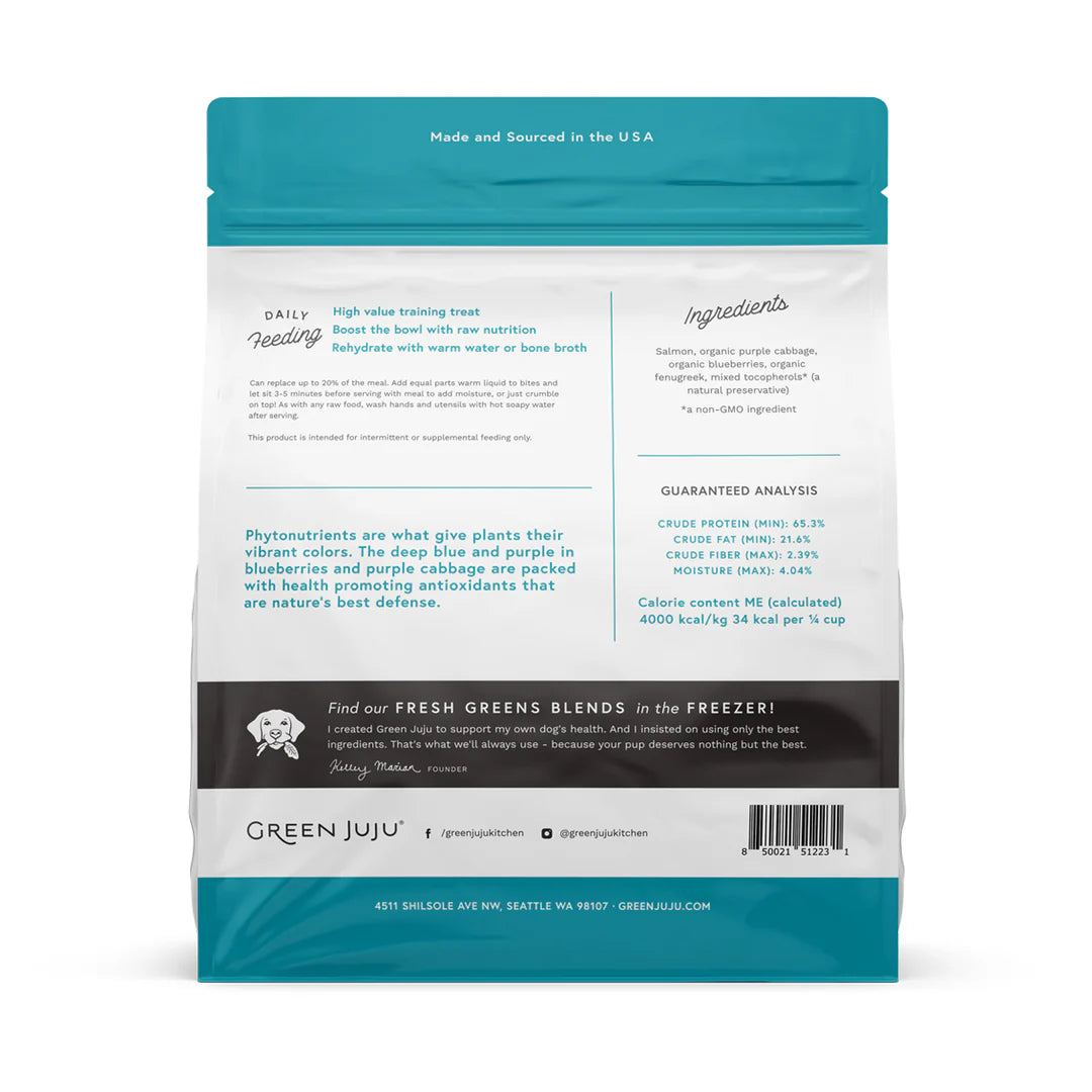 Salmon Blue Freeze Dried Whole Food Bites