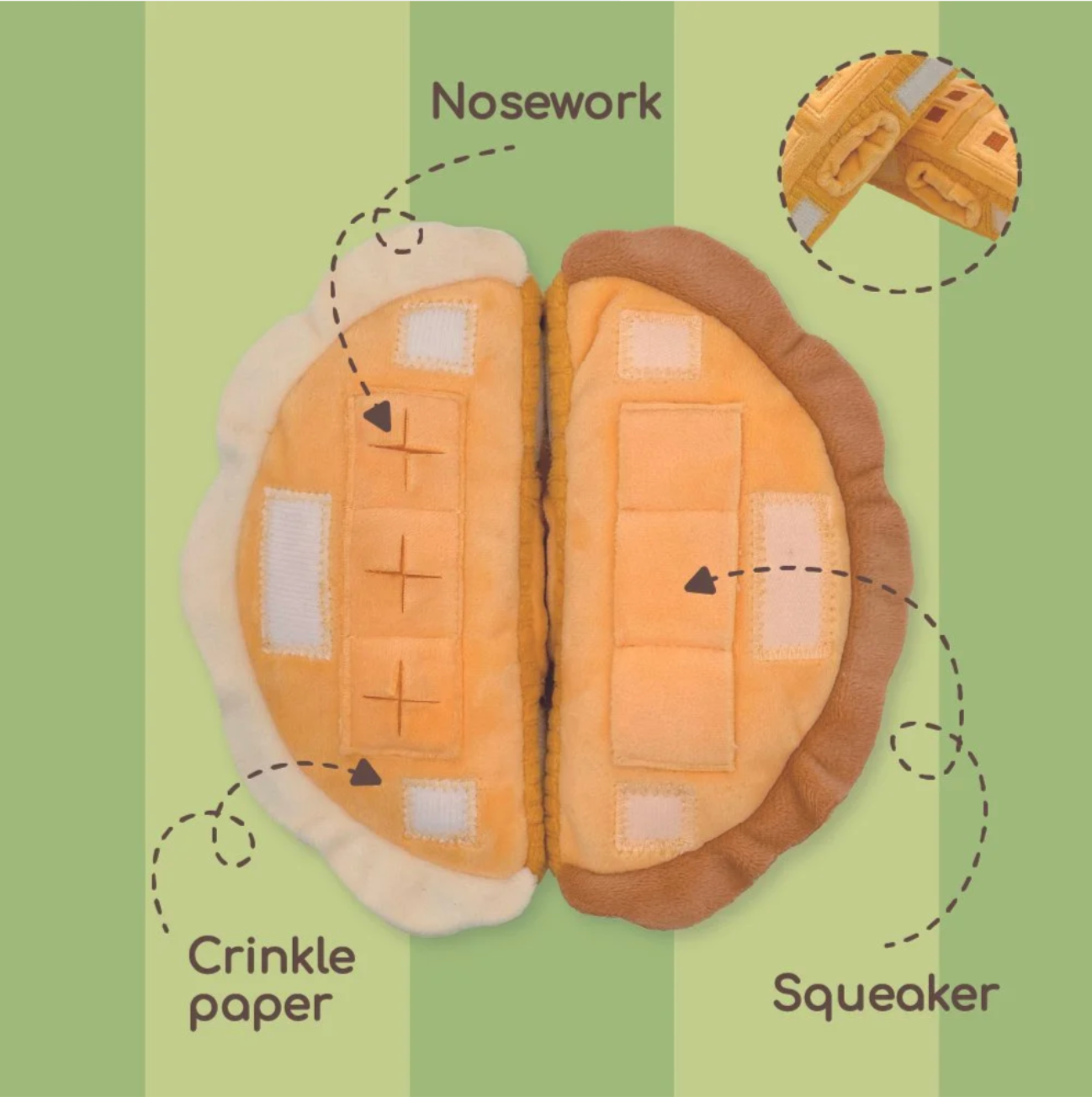 Waffle Nosework Toy