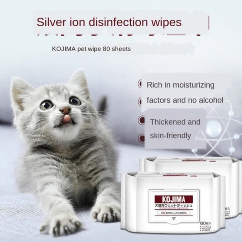 Gentle Pet Wet Wipes | 4 Scents (80/100 Sheets)