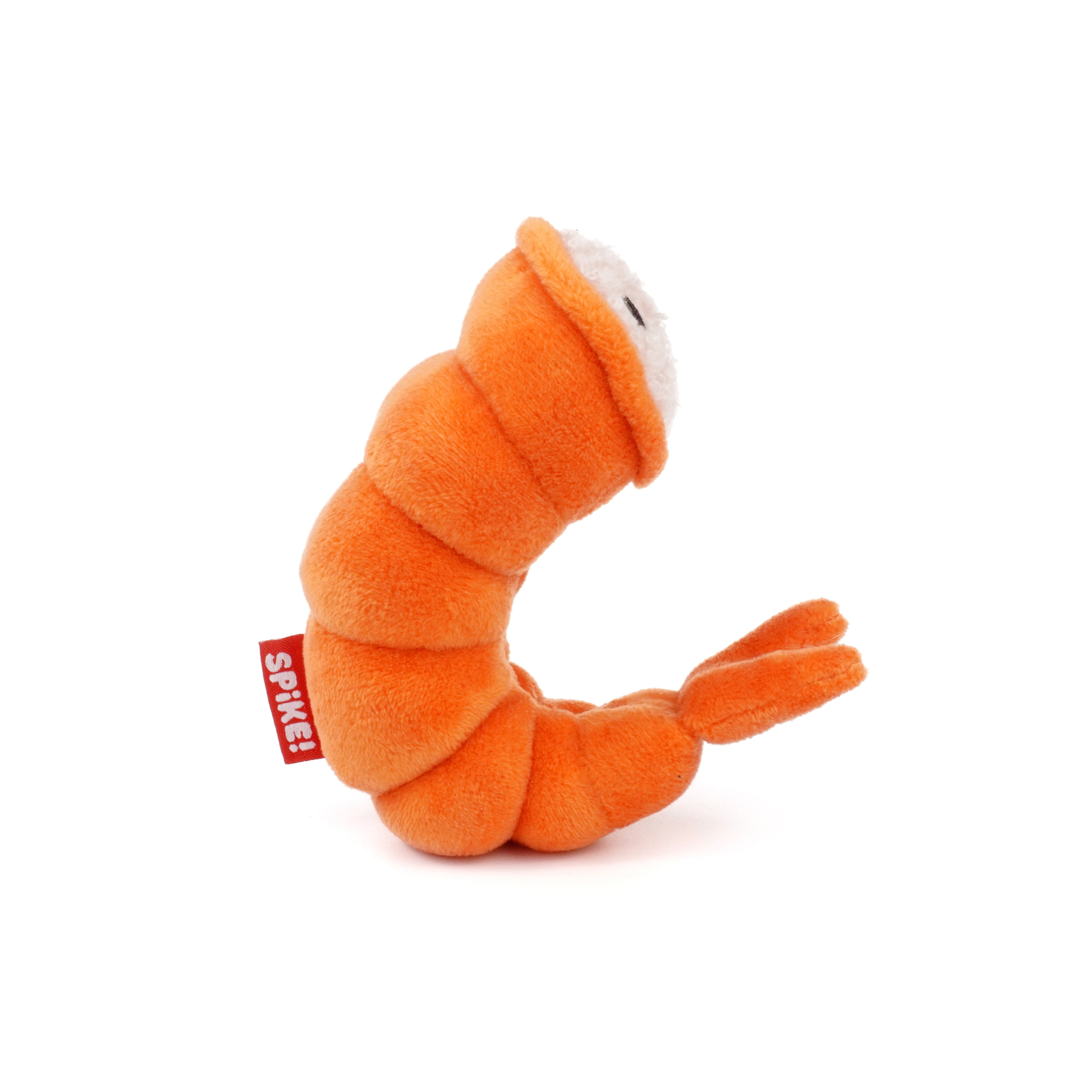Spike! Kawaii Plush Shrimp Dog Toy
