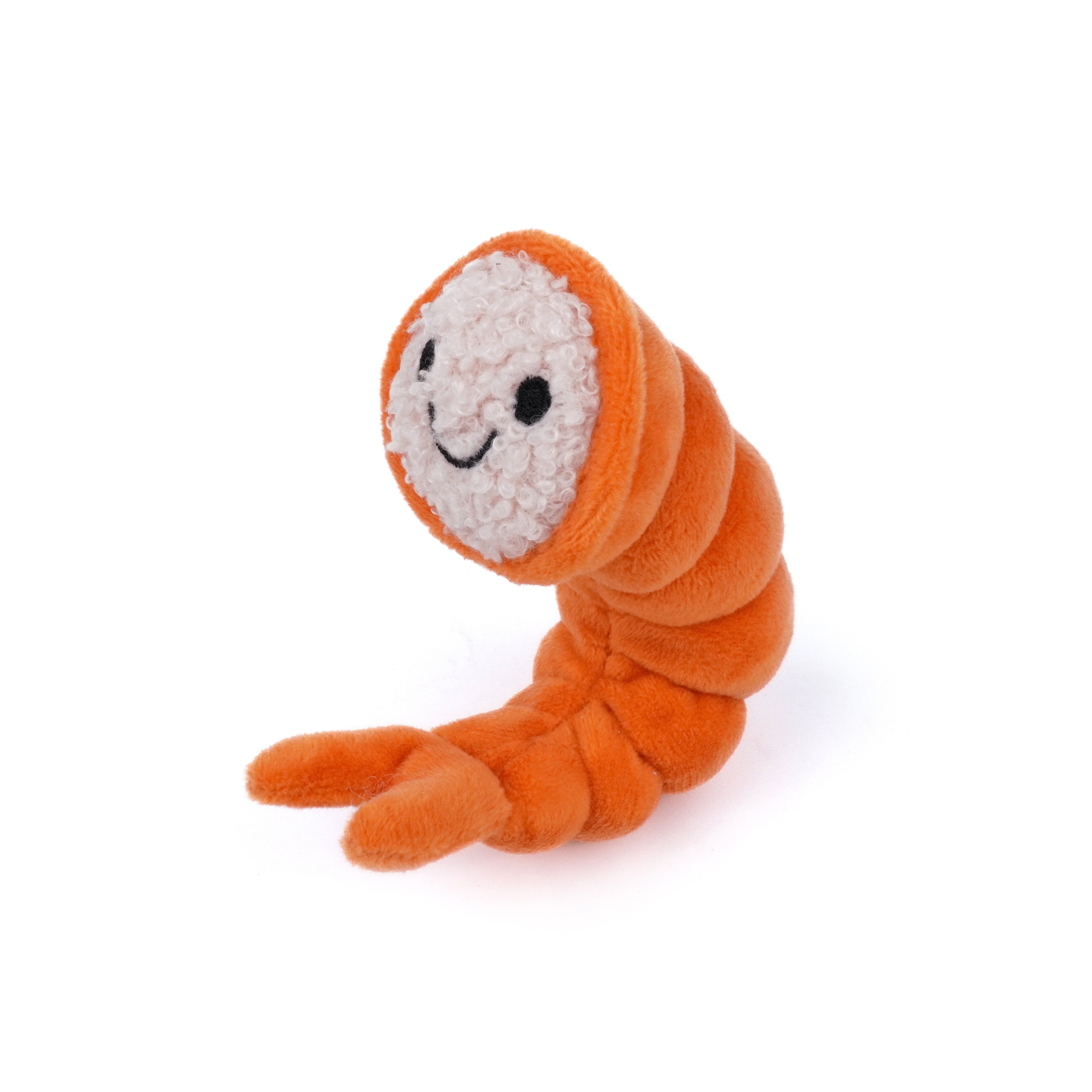Spike! Kawaii Plush Shrimp Dog Toy