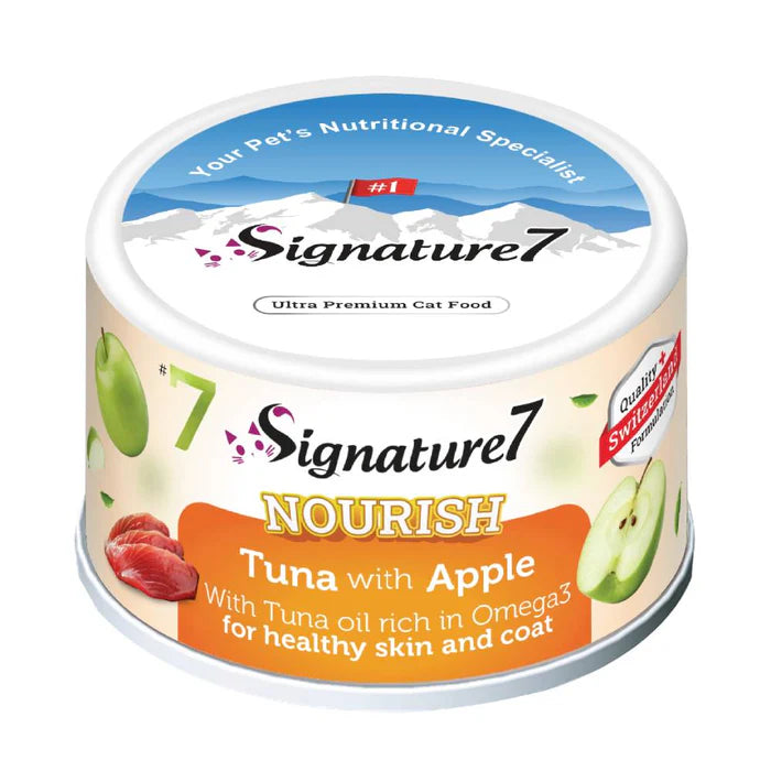 Nourish Fruits Omega 3 Cat Wet Can Tuna With Apple [80g]