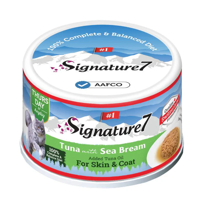 Swiss Gravy Cat Wet Can Tuna with Sea Bream added Tuna Oil in Gravy [70g]