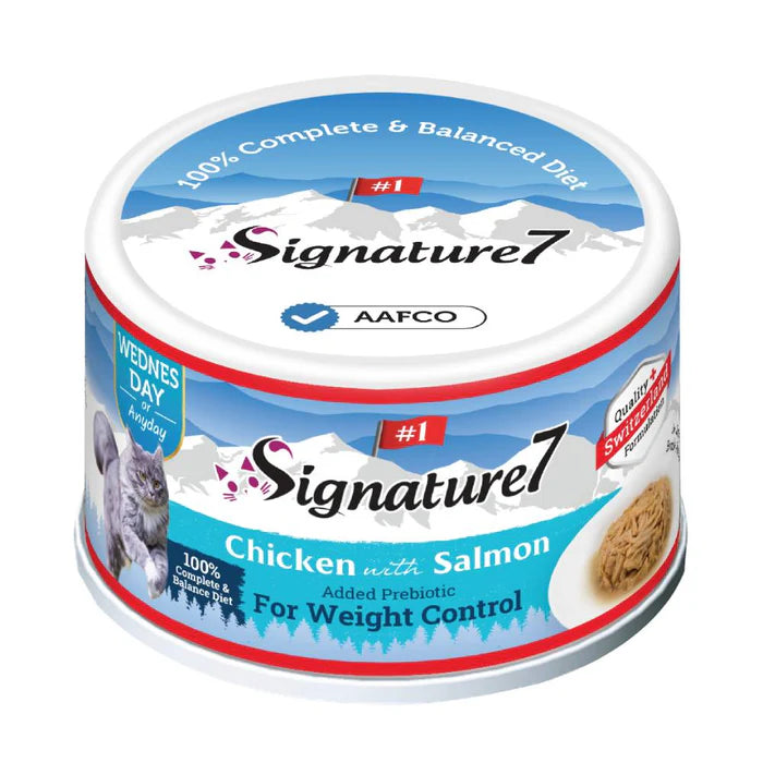Swiss Gravy Cat Wet Can Chicken with Salmon added Prebiotic in Gravy [70g]