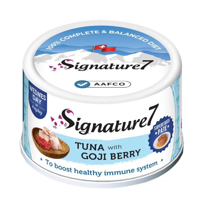 Signature7 — Superfoods Pate Tuna with Goji Berry For Immune System Cat ...