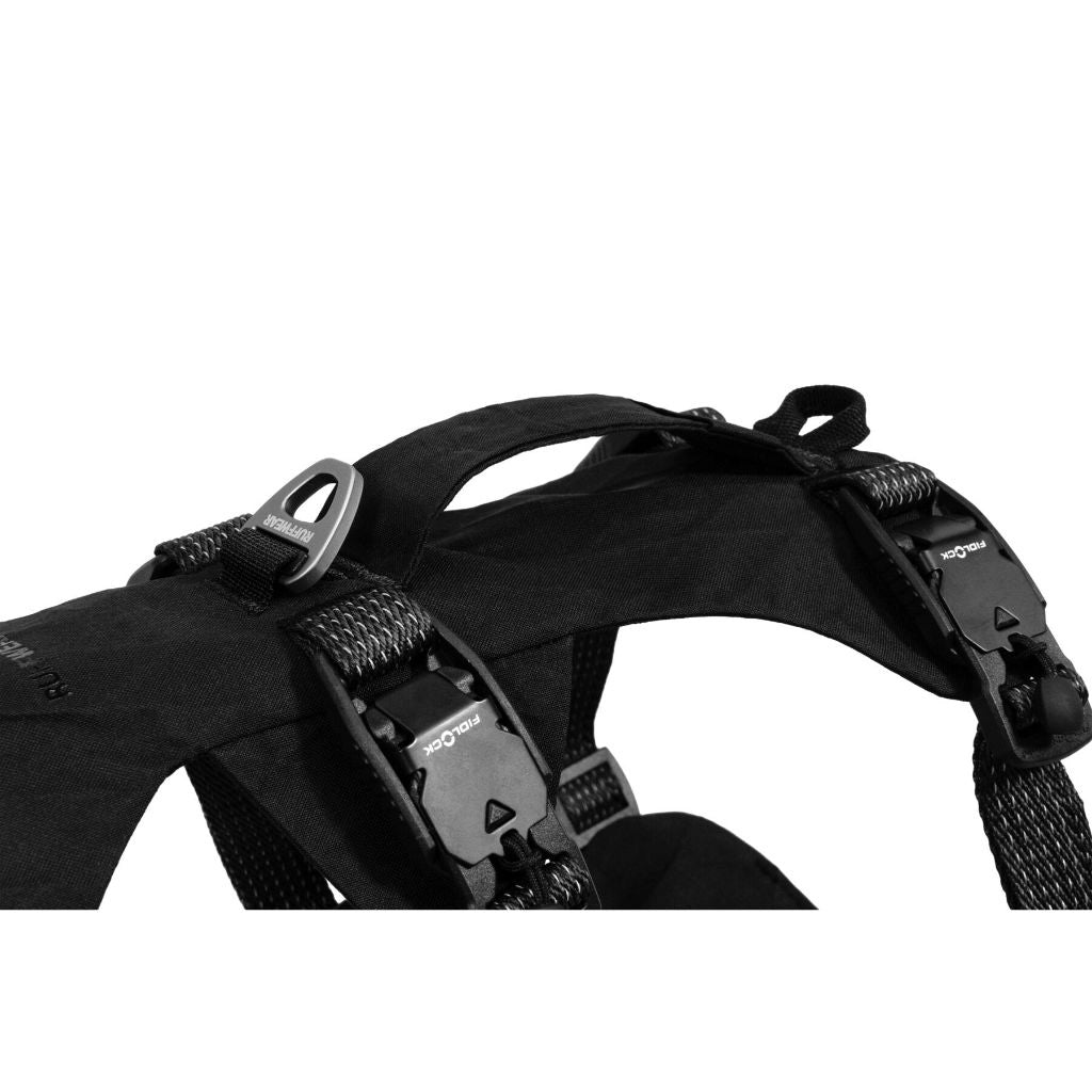 Ridgeline™ Reflective Harness with Magnetic Buckles | Obsidian Black