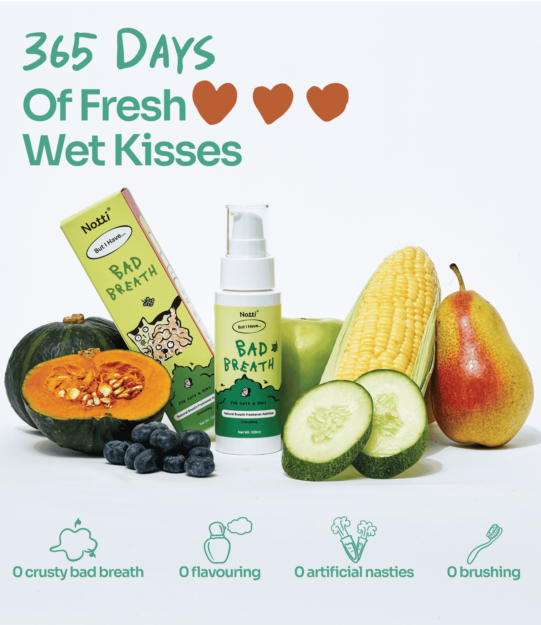 Notti "But I Have Bad Breath" Natural Breath Freshener Water Additive (100ml)