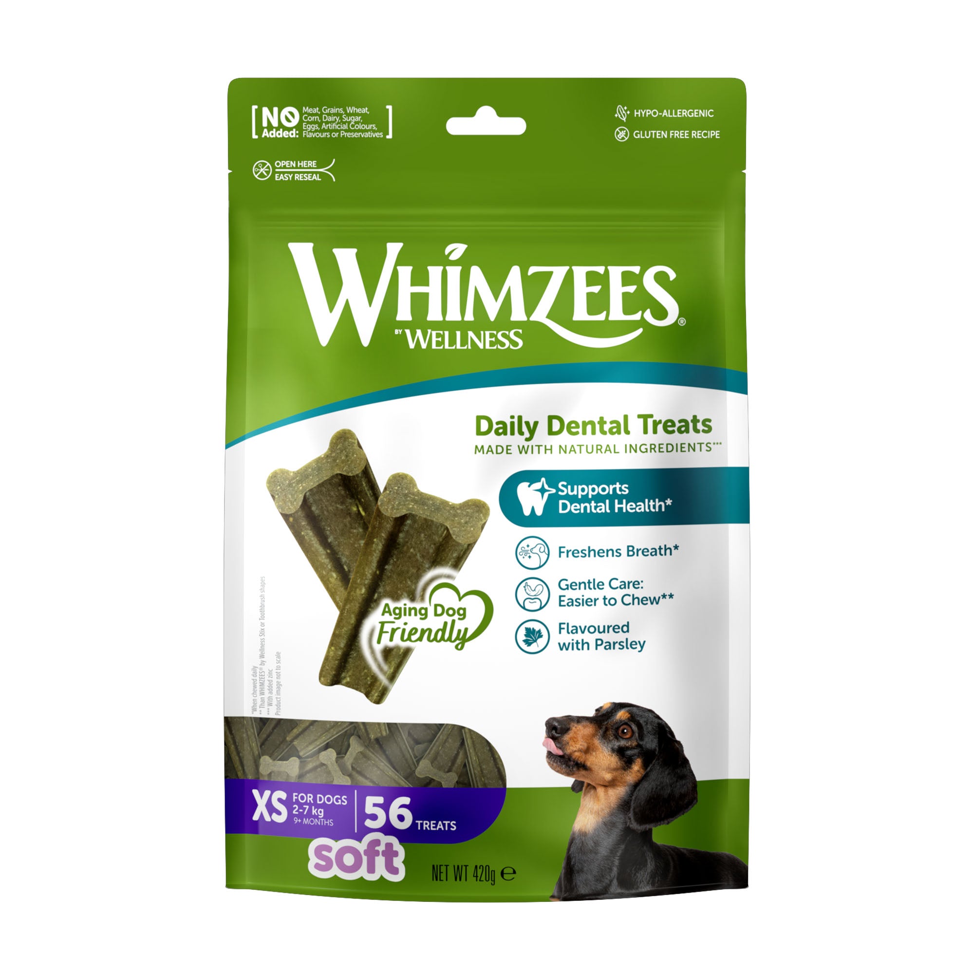Soft Daily Dental Dog Chews (3 Sizes)