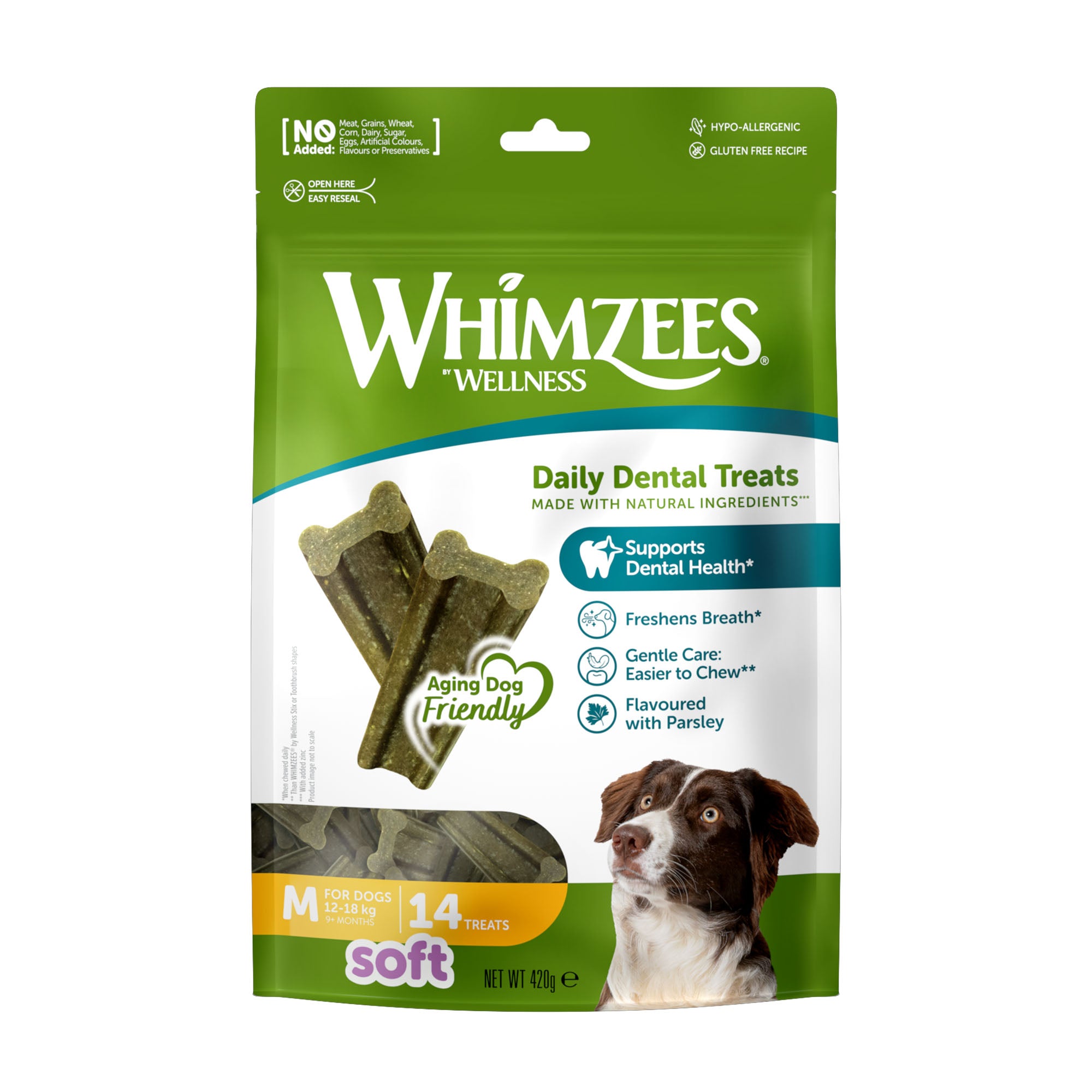 Soft Daily Dental Dog Chews (3 Sizes)