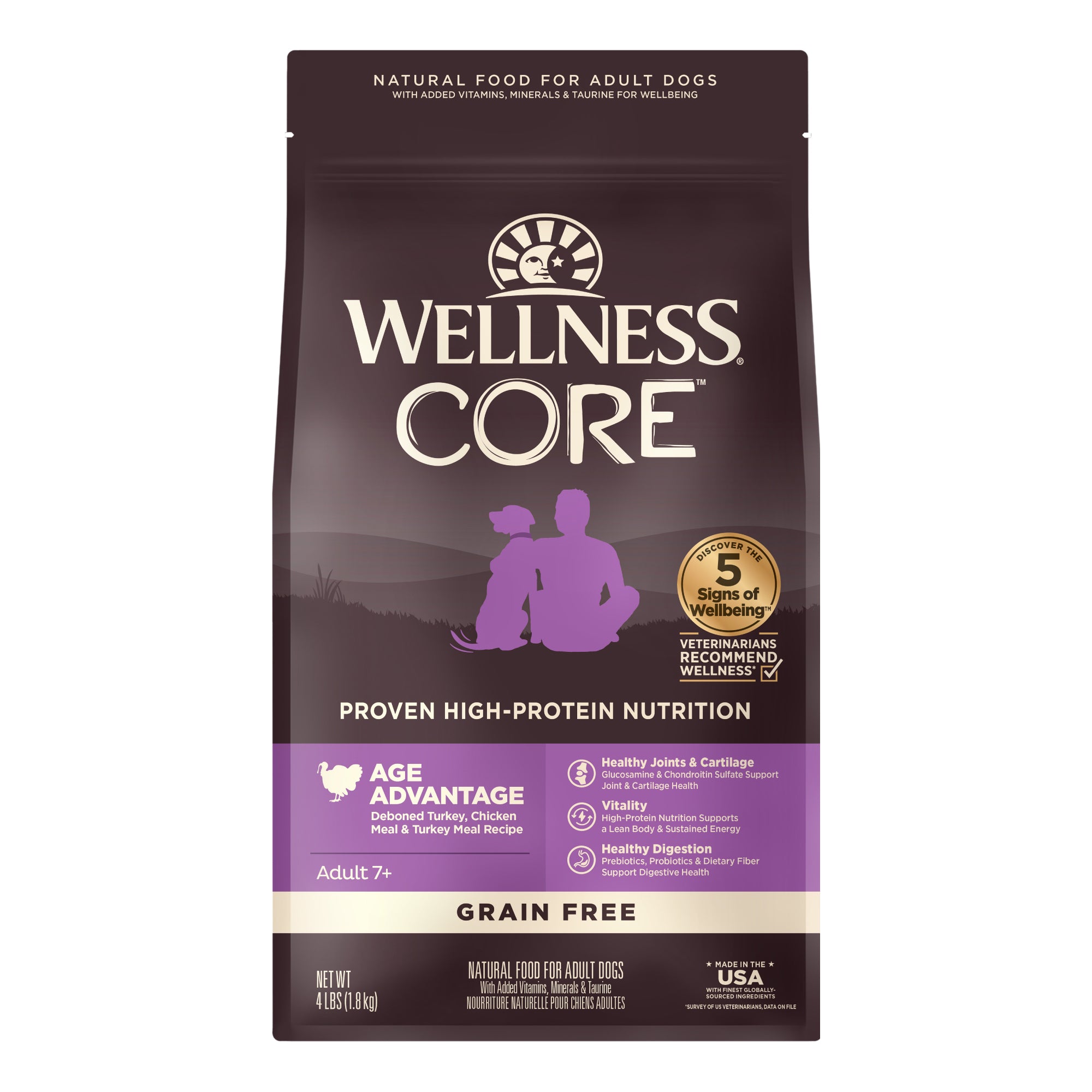 Wellness CORE Grain-Free Age Advantage Senior Dry Dog Food