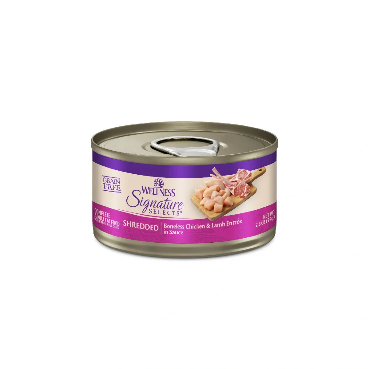 Wellness CORE Signature Selects Shredded Boneless Chicken & Lamb Wet Cat Food (2.8oz)