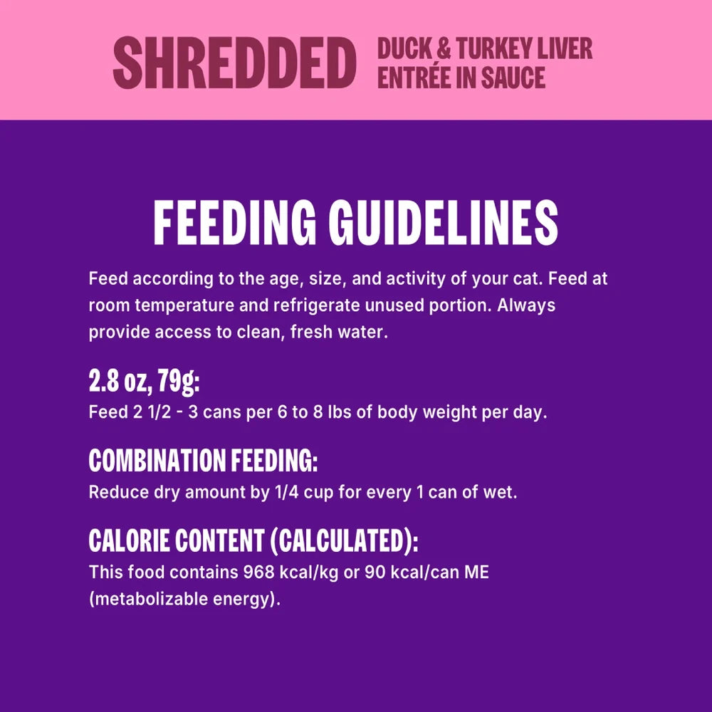 Wellness CORE Signature Selects Shredded Duck & Turkey Liver Wet Cat Food (2.8oz)