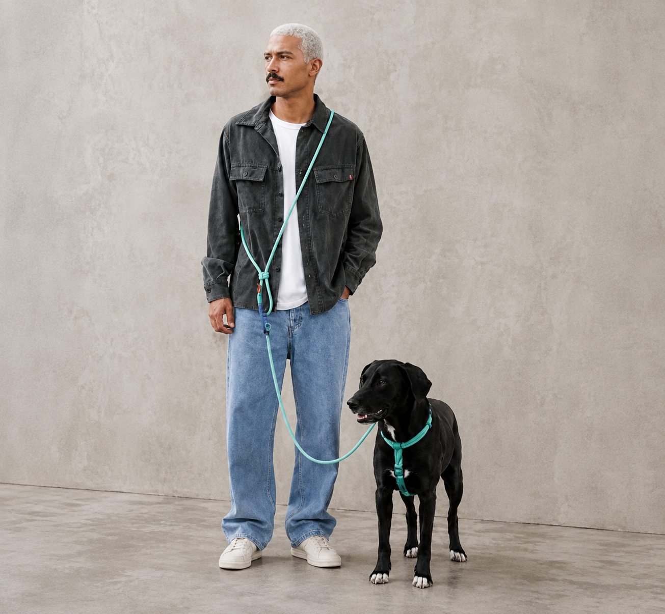 Vert Velvet Handsfree Dog Leash