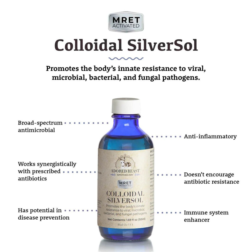 Adored Beast Apothecary Colloidal SilverSol | *MRET Activated (60ml) - CreatureLand