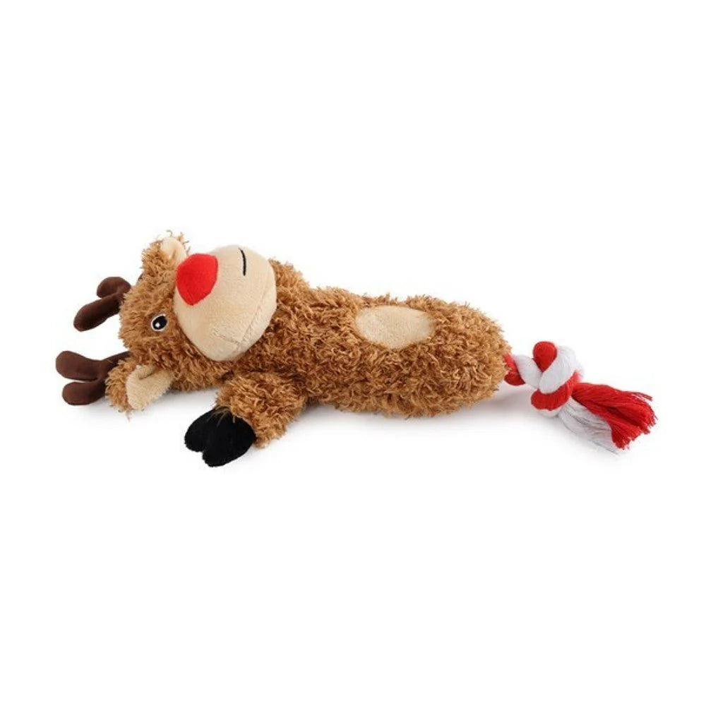 Merry Tug & Fetch Reindeer Christmas Dog Toy