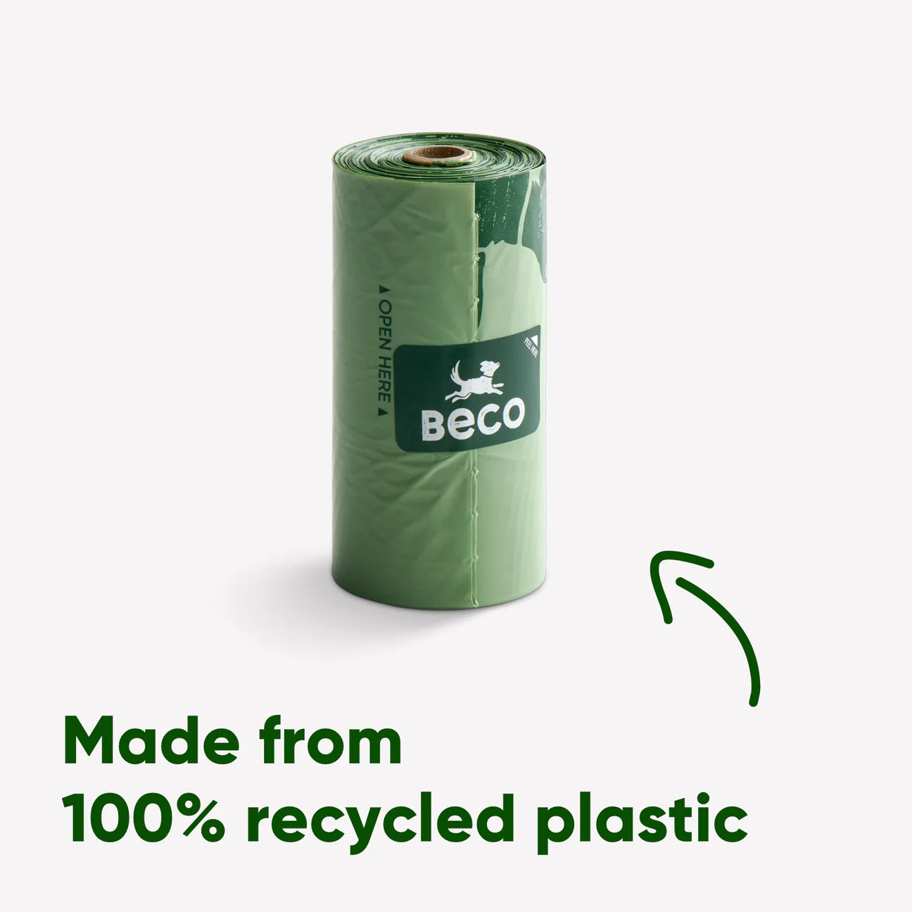 Beco Poop Bags – Leak-Proof, 100% Recycled Plastic (Mint Scented)