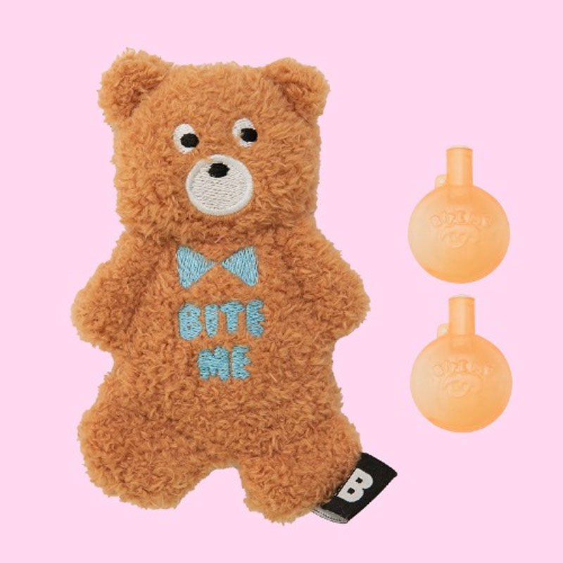 Bite Me Bunny and Bear Squeaker Refill Toy (2 Designs) - CreatureLand