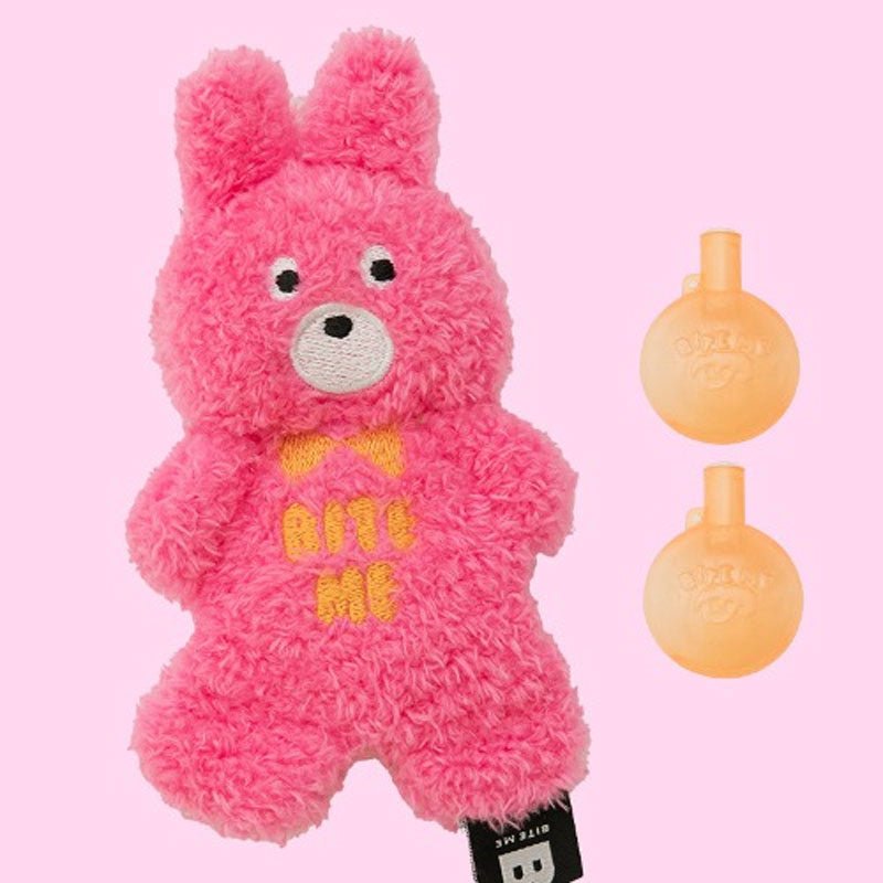 Bite Me Bunny and Bear Squeaker Refill Toy (2 Designs) - CreatureLand