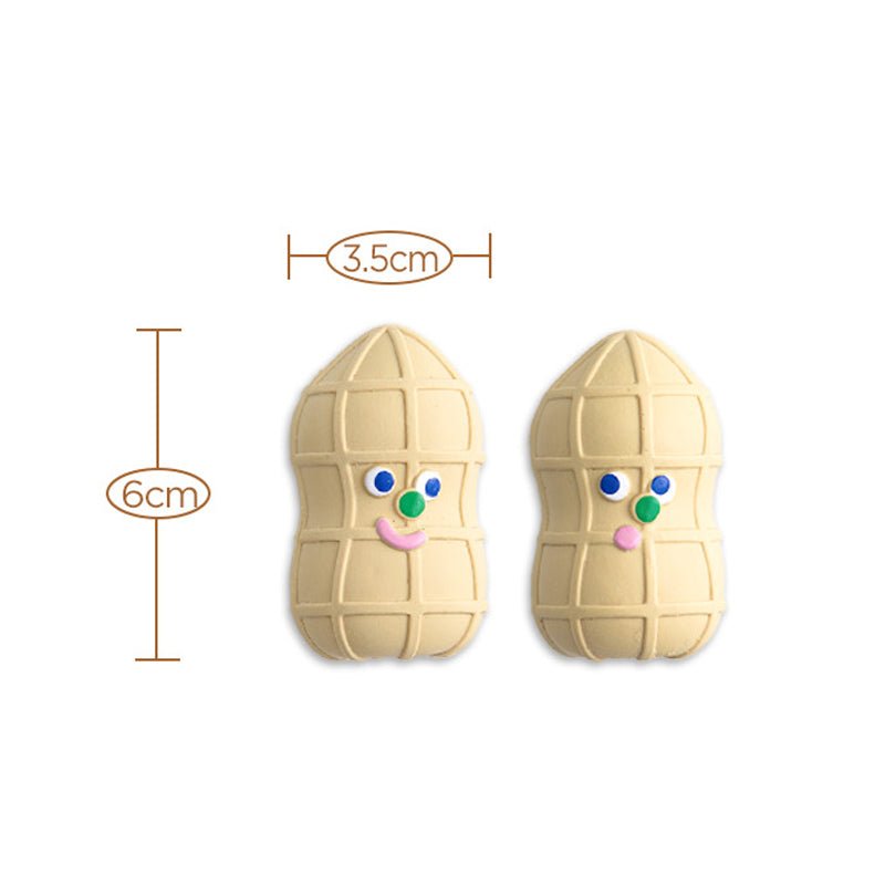 Bite Me Peanut Latex Toy (4 Pcs) - CreatureLand