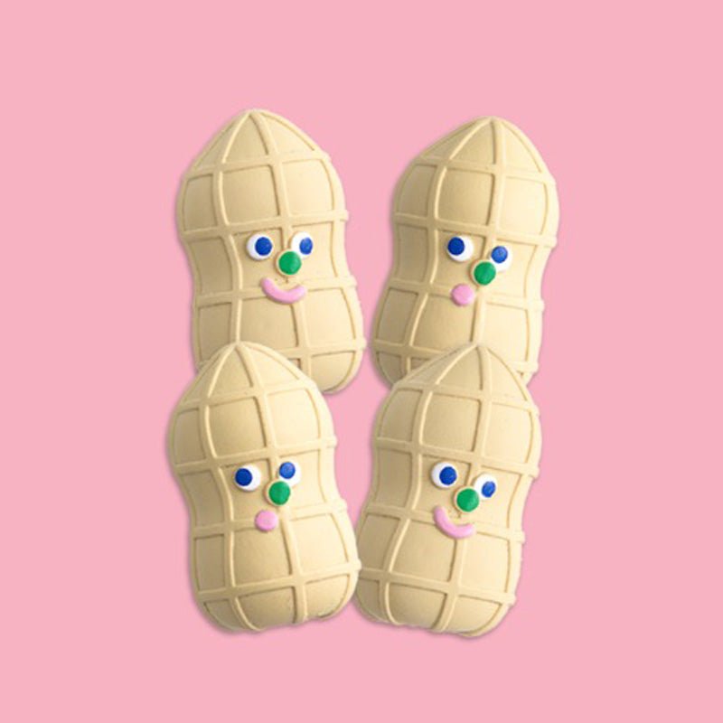 Bite Me Peanut Latex Toy (4 Pcs) - CreatureLand