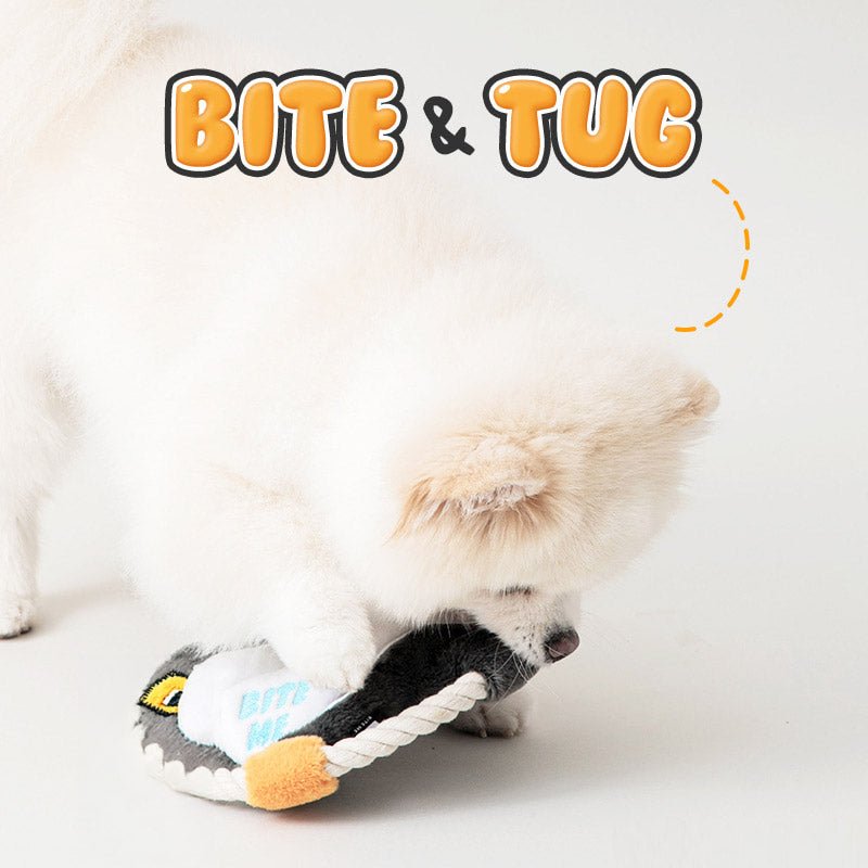 Bite Me Penguin Rope Tug Toy - CreatureLand