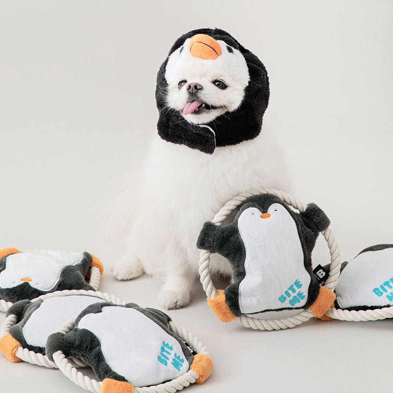 Bite Me Penguin Rope Tug Toy - CreatureLand