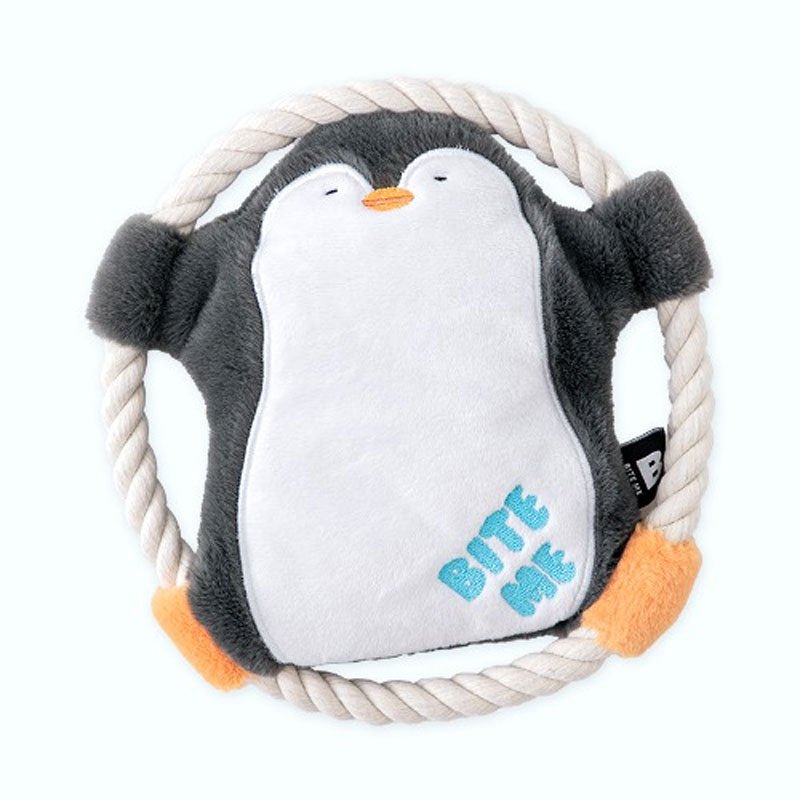 Bite Me Penguin Rope Tug Toy - CreatureLand