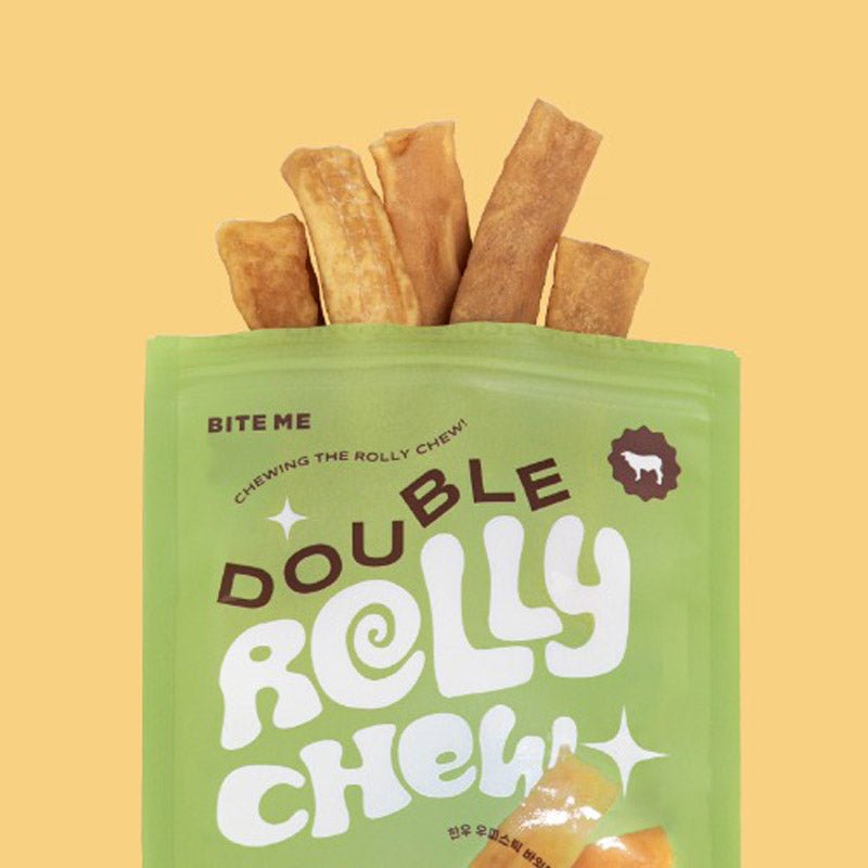 Bite Me Rolly Chew - Dog Beef Chew (Double Size) - CreatureLand