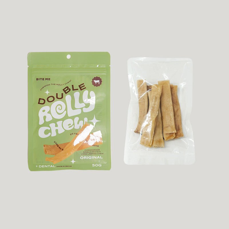 Bite Me Rolly Chew - Dog Beef Chew (Double Size) - CreatureLand