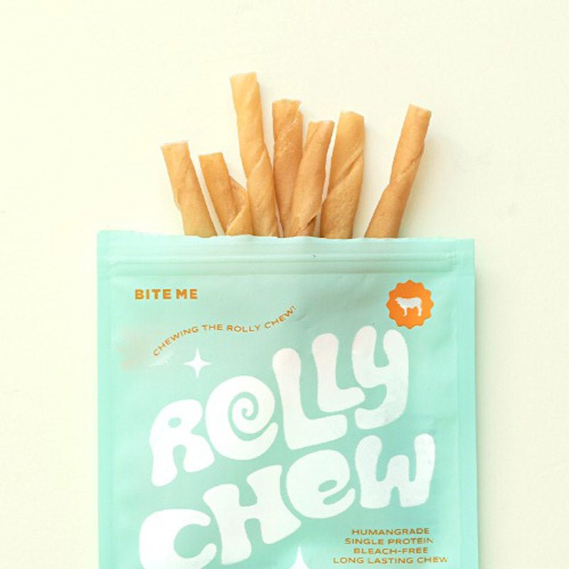 Bite Me Rolly Chew - Dog Beef Chew (Goat Milk) - CreatureLand