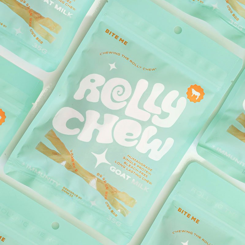 Bite Me Rolly Chew - Dog Beef Chew (Goat Milk) - CreatureLand