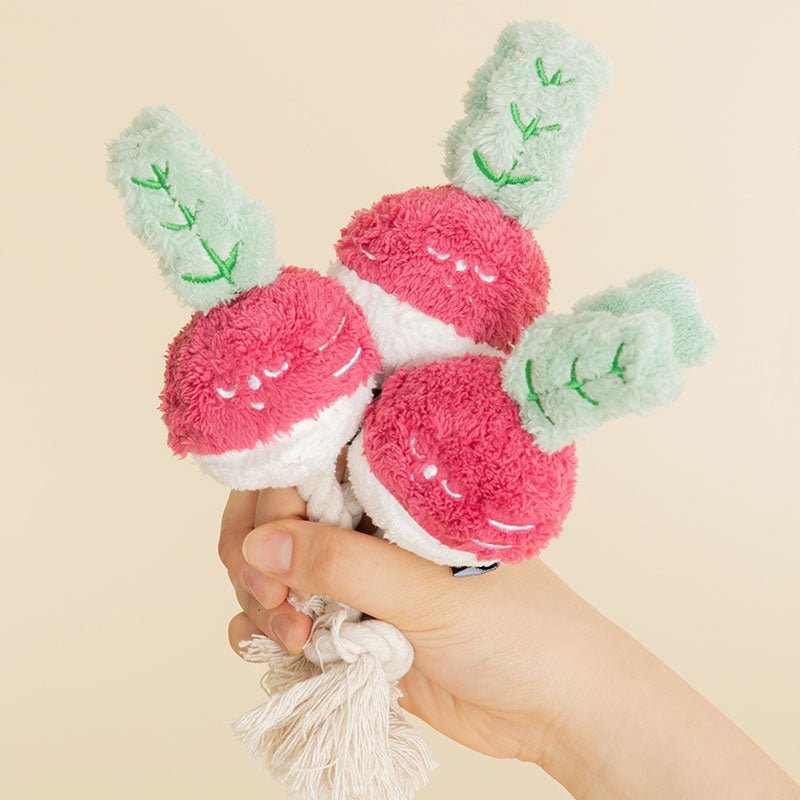 Bite Me Root Vegetable Tug Toy (2 Designs) - CreatureLand