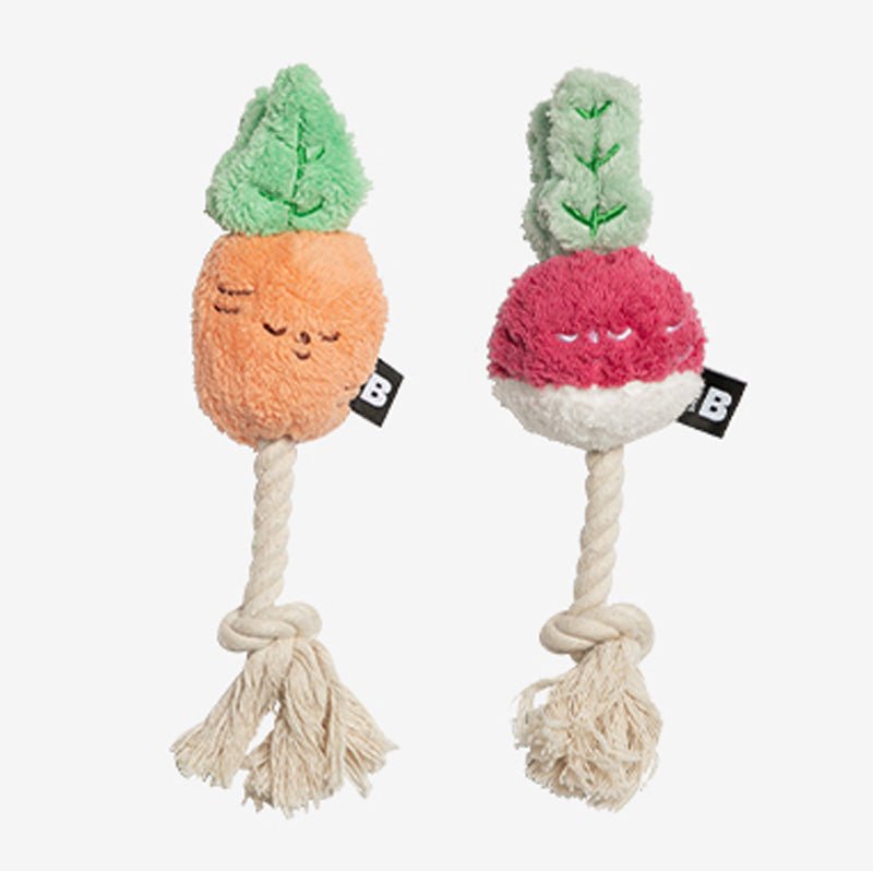 Bite Me Root Vegetable Tug Toy (2 Designs) - CreatureLand