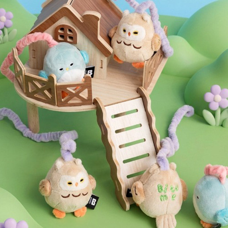 Fishing Rod Dog Tug Toy (Bluebird, Owl)