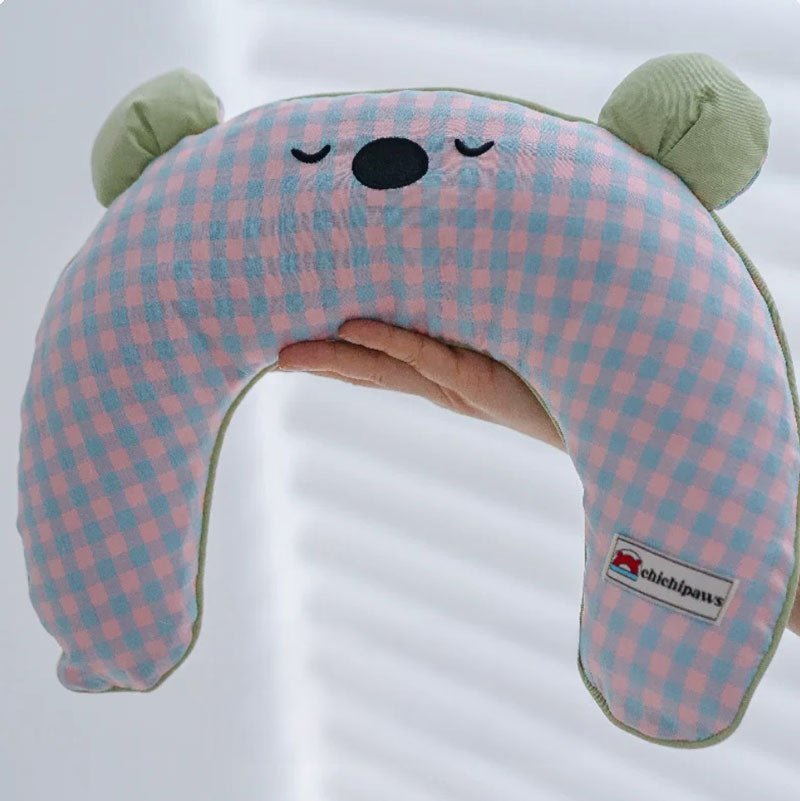 Chichipaws Sleepy Bear Pet Pillow (4 Colours) - CreatureLand