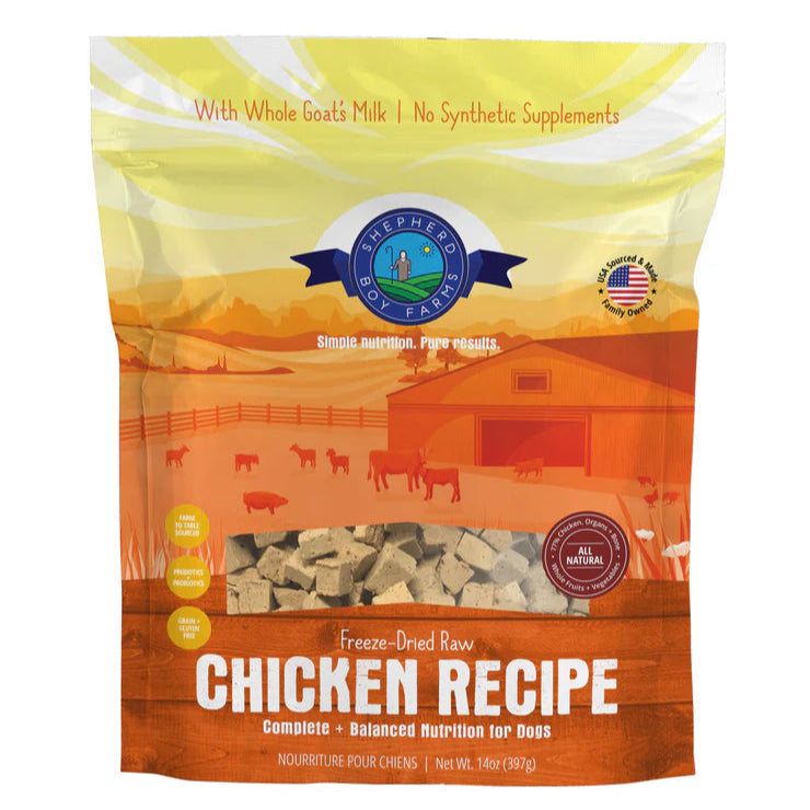 Chicken Recipe Freeze Dried Raw Dog Food (14oz)