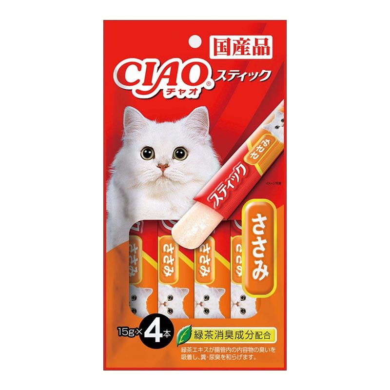 Ciao Ciao Stick Chicken Fillet in Jelly Cat Treats (60g) - CreatureLand