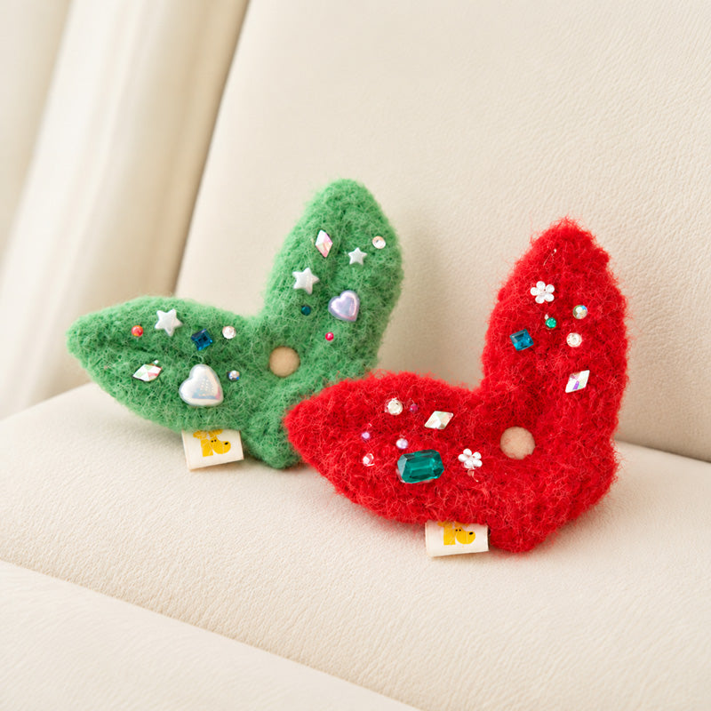 Hikoinu Holiday Vintage Jewelleaf Pet Collar Clip - CreatureLand