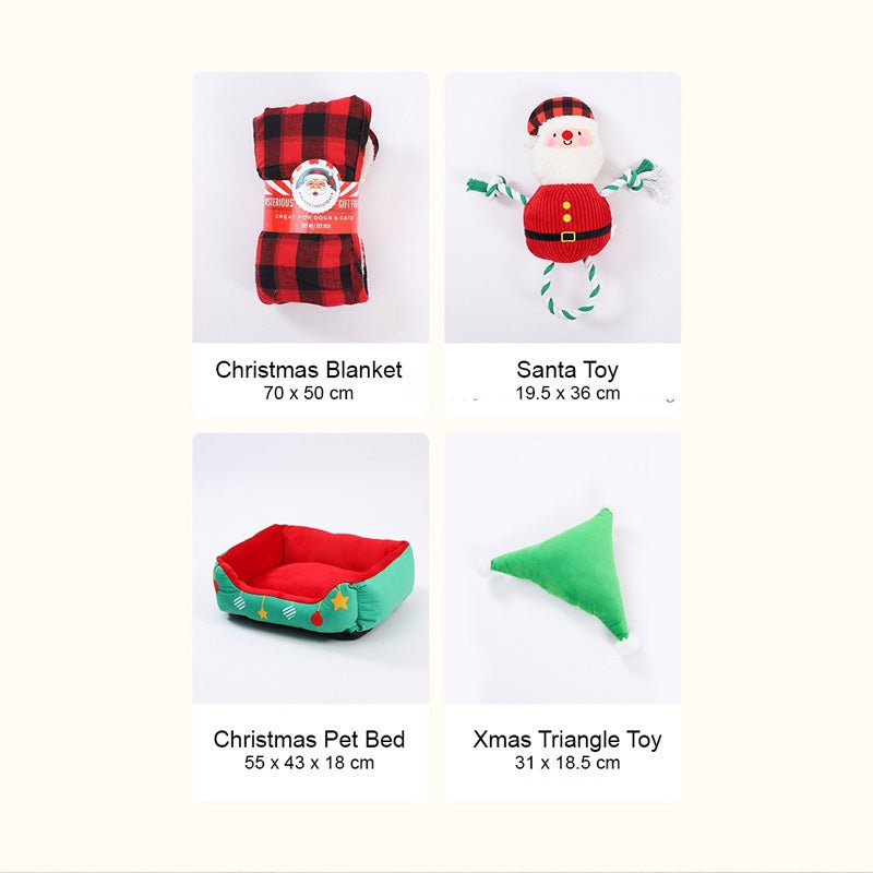 CreatureLand Christmas Bed and Toys Gift Set - CreatureLand