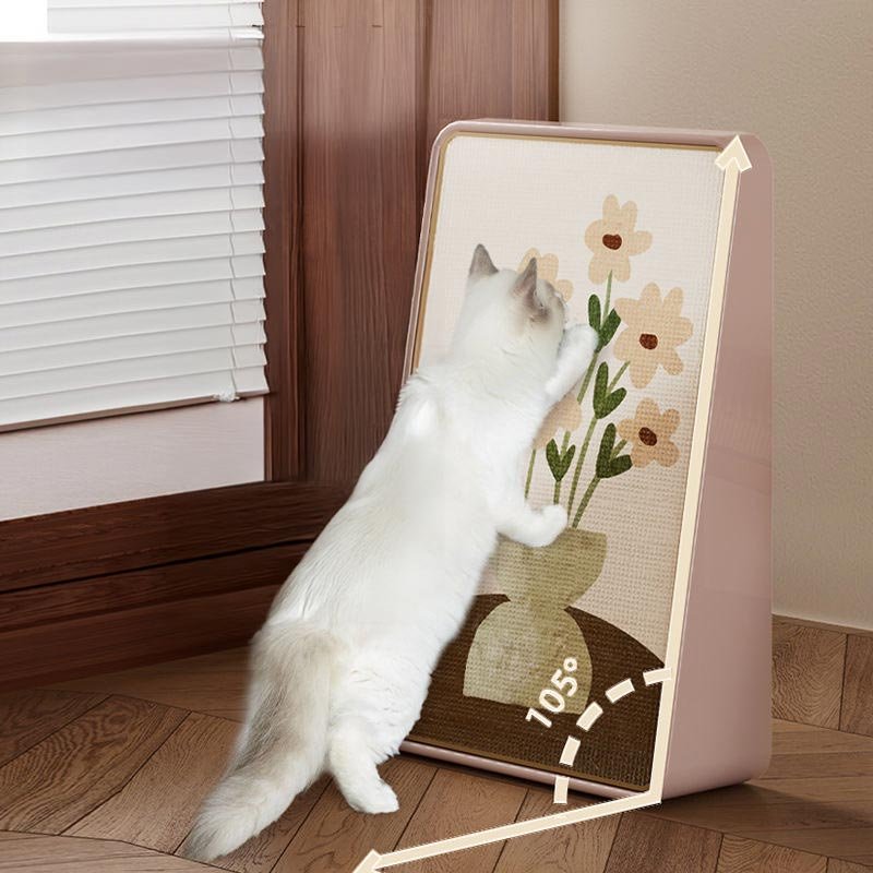 CreatureLand Floral Standing Cat Scratcher (2 Designs) - CreatureLand