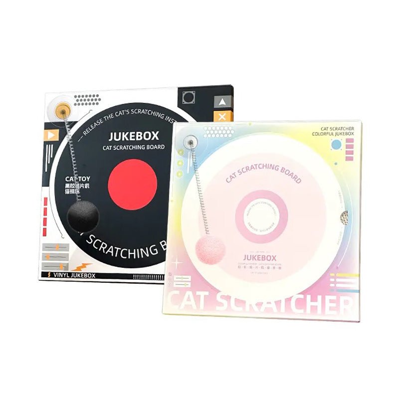 CreatureLand Vinyl Player Cat Scratcher (2 Designs) - CreatureLand