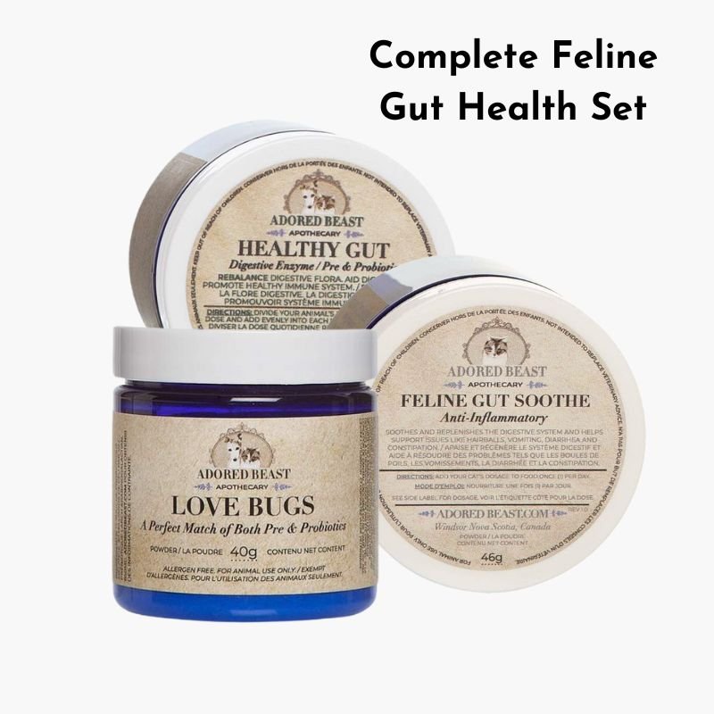 Fast Bundle Complete Feline Digestive Health Set | 5% off Adored Beast Probiotics - CreatureLand