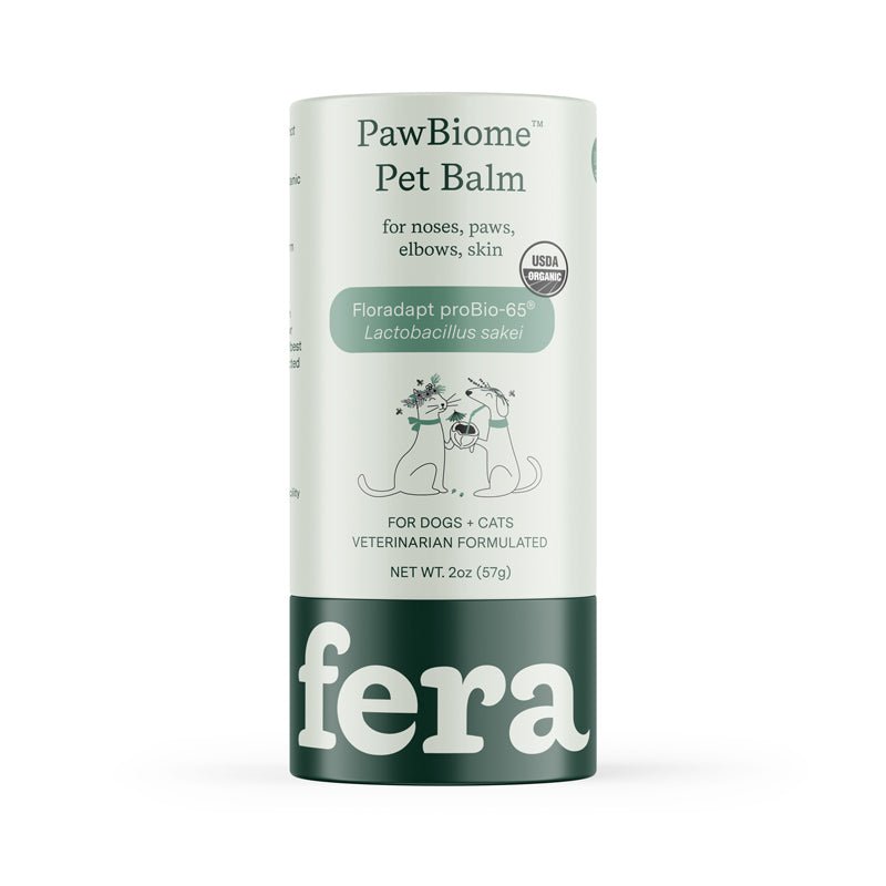 Fera Pet Organics USDA Organic PawBiome® Pet Balm For Dogs and Cats (2oz) - CreatureLand