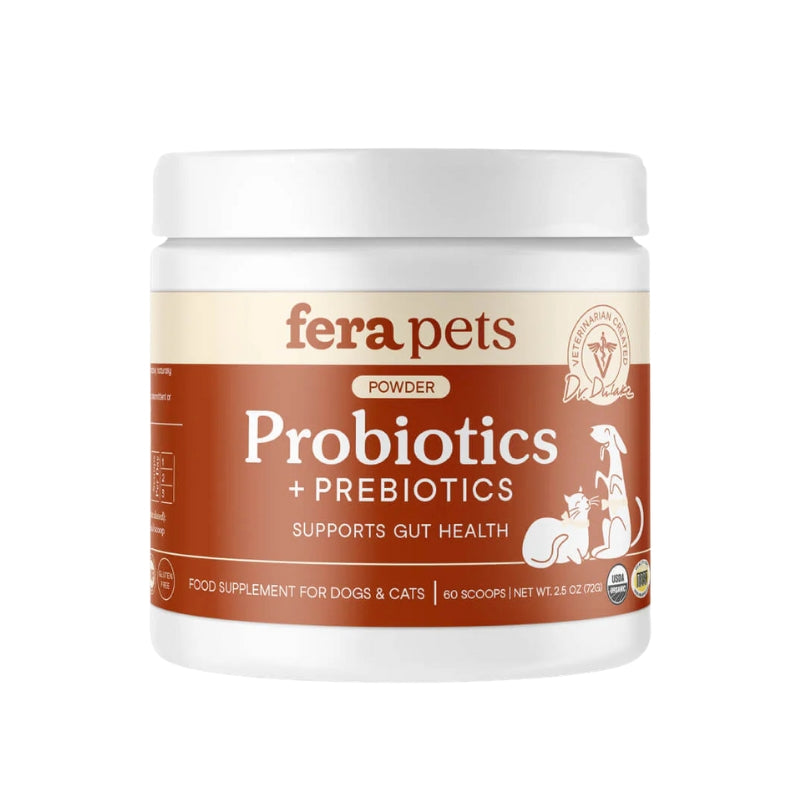 Probiotics + Prebiotics For Dogs and Cats