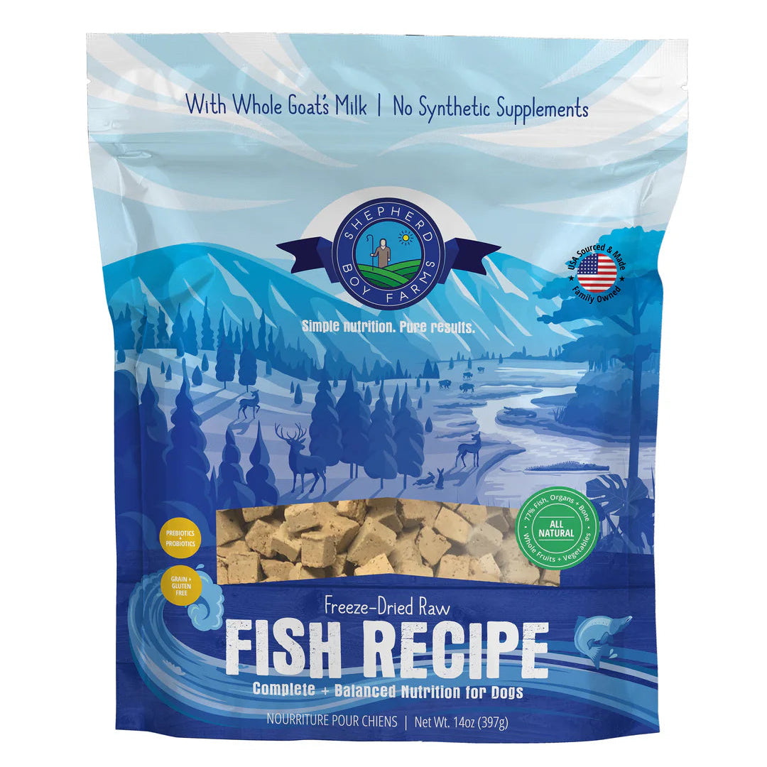 Fish Medley Recipe Freeze Dried Raw Dog Food (14oz)