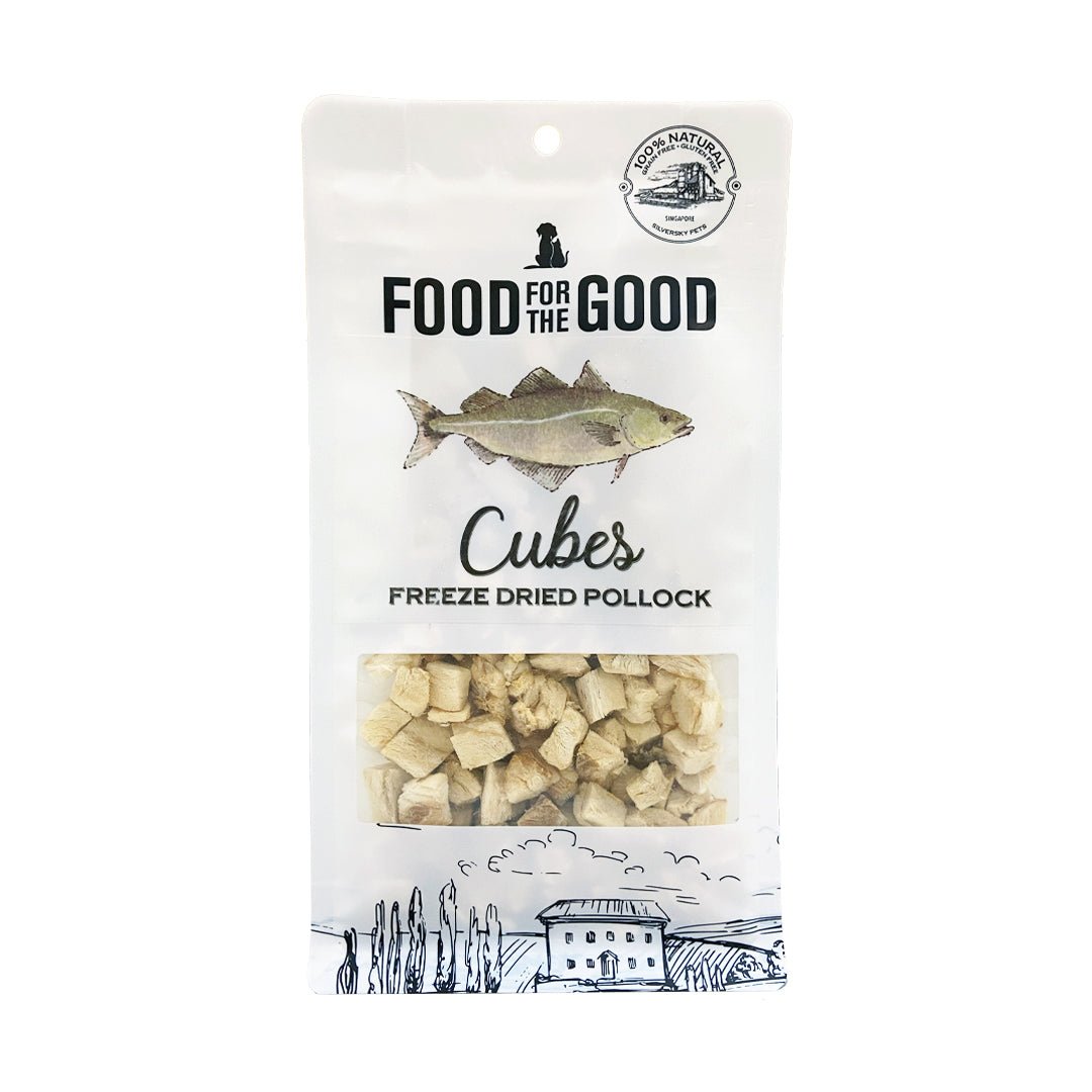 Food For The Good Freeze Dried Pollock Cubes For Dog & Cat (50g) - CreatureLand