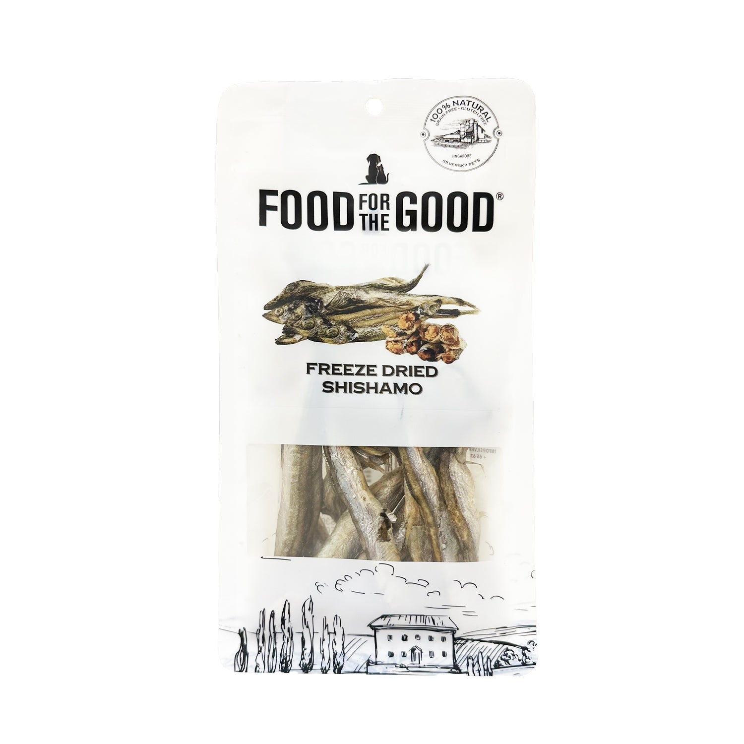 Food For The Good Freeze Dried Shishamo Treats For Dog & Cat (50g) - CreatureLand