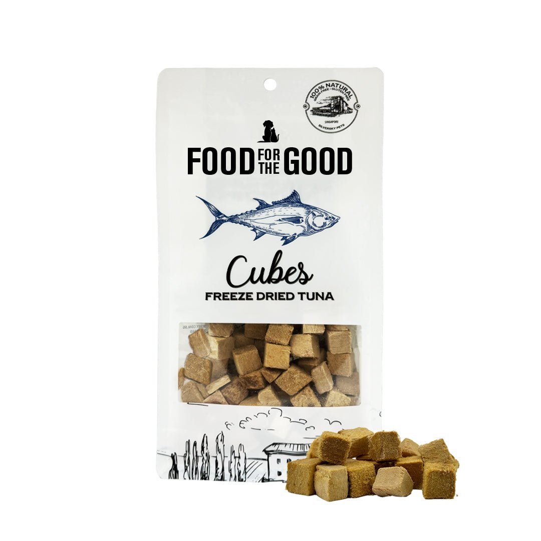 Food For The Good Freeze Dried Tuna Cubes For Dog & Cat (70g) - CreatureLand