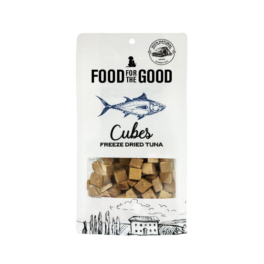 Food For The Good Freeze Dried Tuna Cubes For Dog & Cat (70g) - CreatureLand